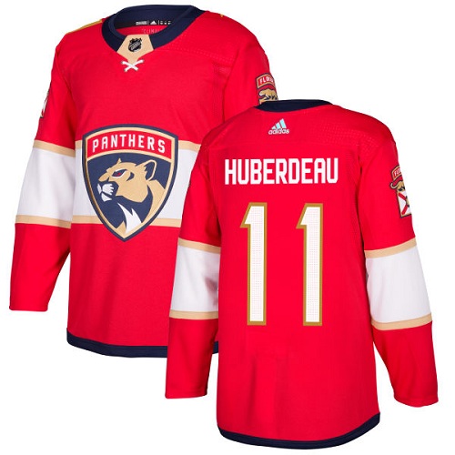 Adidas Panthers #11 Jonathan Huberdeau Red Home Authentic Stitched NHL Jersey